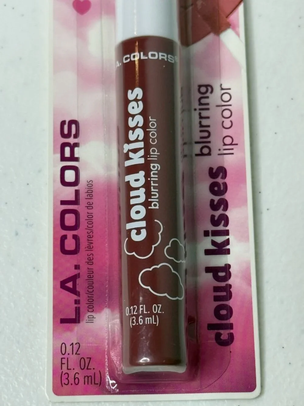 L.A. Colors Cloud Kisses Blurring Lip Color Cupids Mauve C69415 New